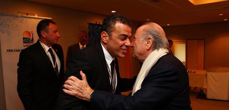 خالد مرتجي وجوزيف بلاتر